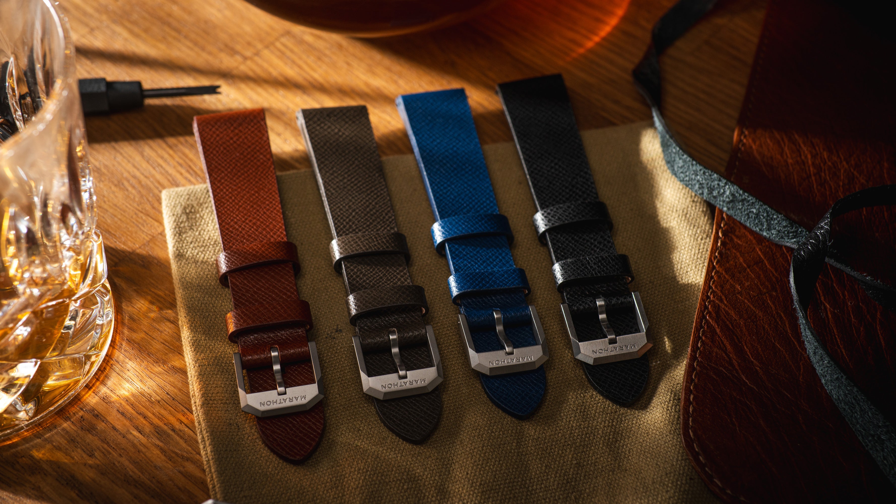 2-Piece Leather Straps