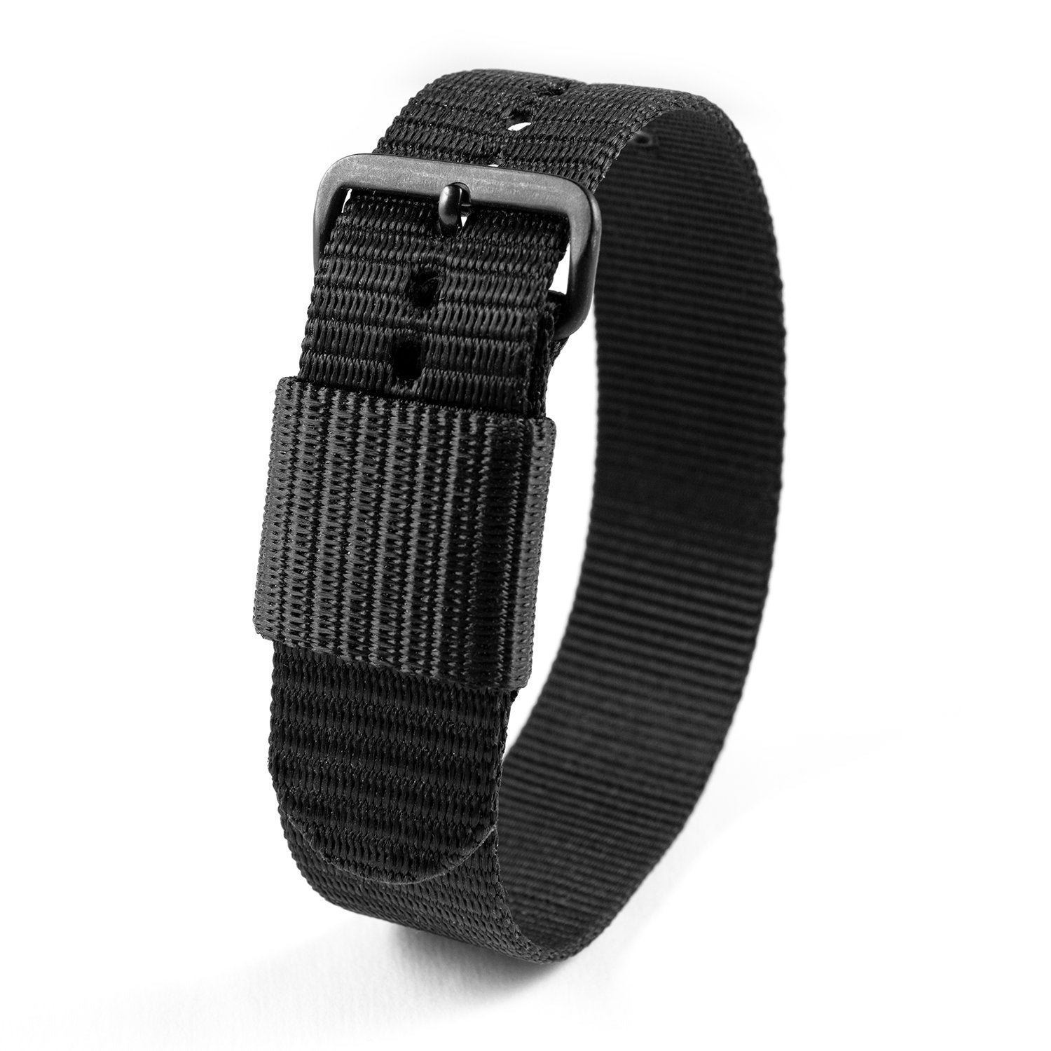Ballistic Nylon Strap, Black, 20mm – Marathon Watch Europe and UK