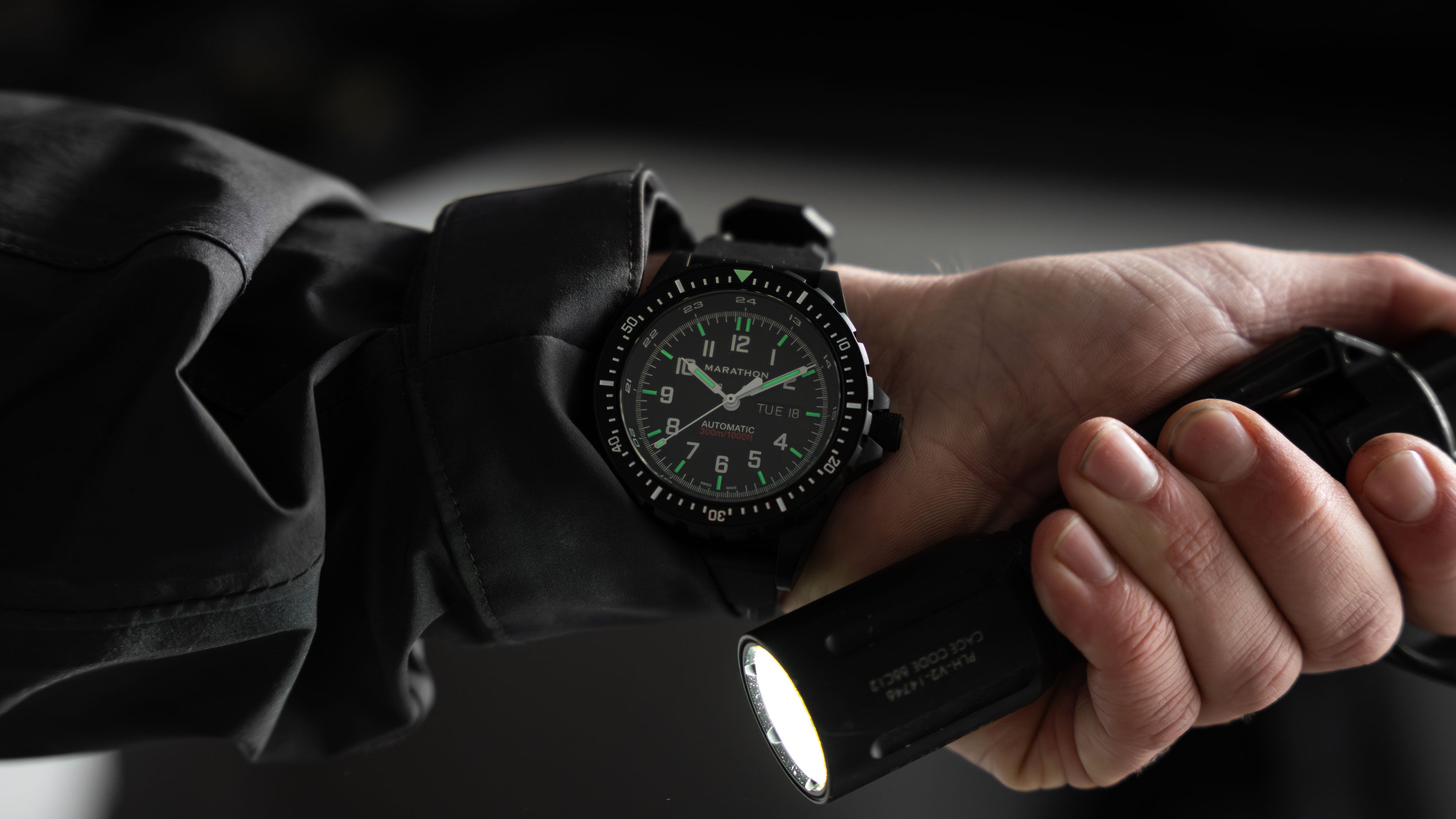 時計 Marathon Wrist-Diving Automatic 46mm Anthracite Jumbo Diver's Automatic (JDD) – Marathon Watch