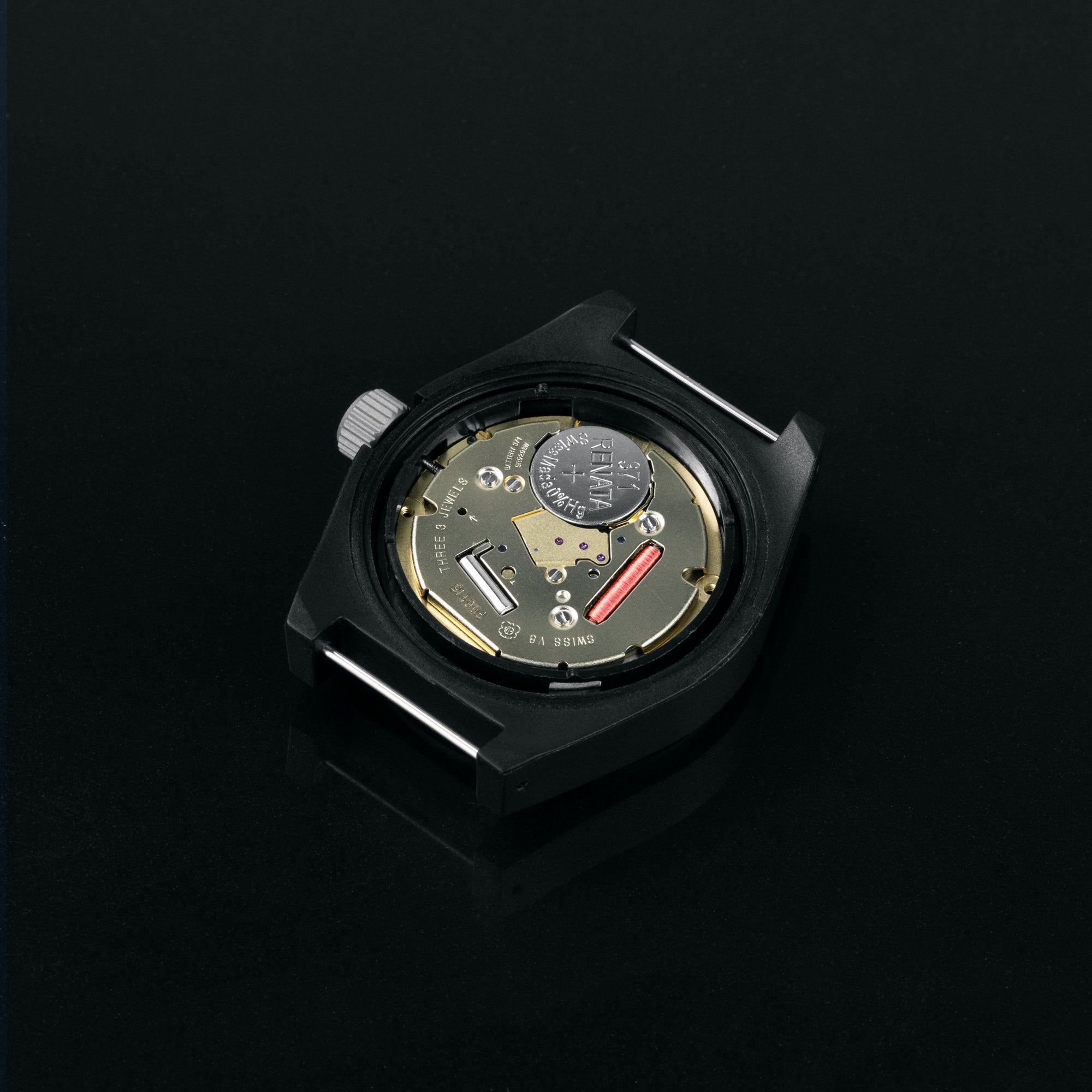 34mm Black General Purpose Quartz with Date (GPQ) – Marathon Watch