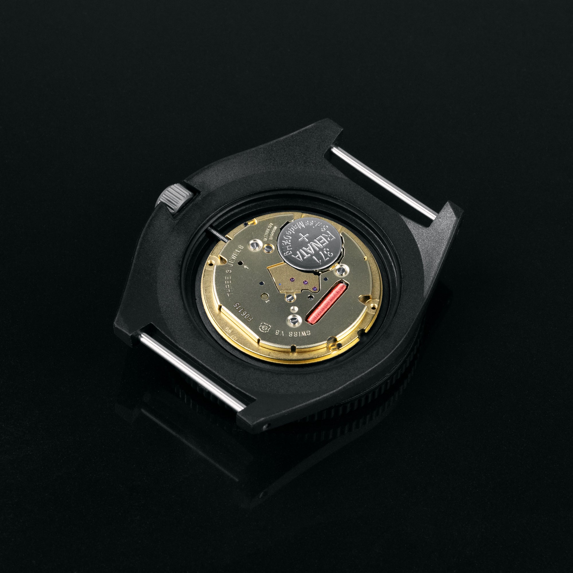 41mm MaraGlo Black Navigator w/ Date (NAV-DM) – Marathon Watch