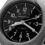Ponowne wydanie mechanicznego użytku ogólnego (GPM) ze stali nierdzewnej, bez oznaczeń rządowych – 39 mm (od koperty do korony) – zegarek maratoński