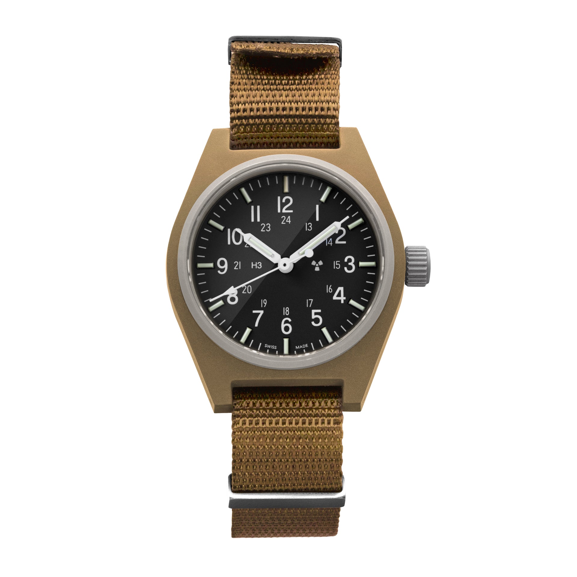 34 mm Desert Tan General Purpose Quartz (GPQ) – Marathon Watch  