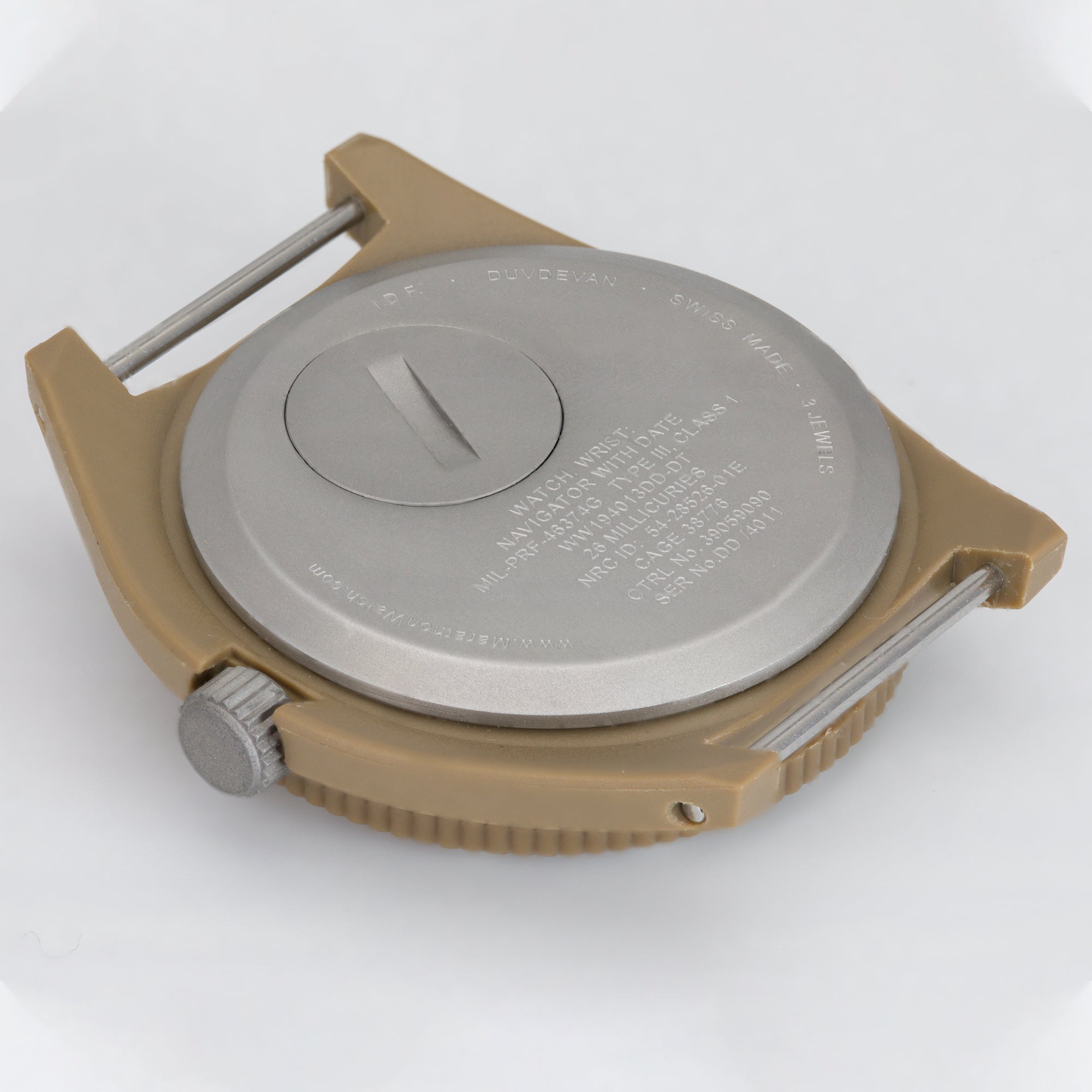 41mm Official Duvdevan Desert Tan Pilot's Navigator with