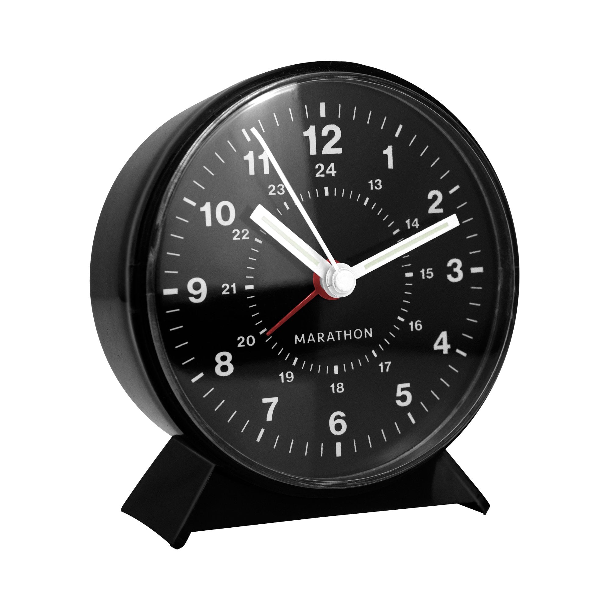 Alarm Clock With Mechanical Wind Up - Marathon Watch Company