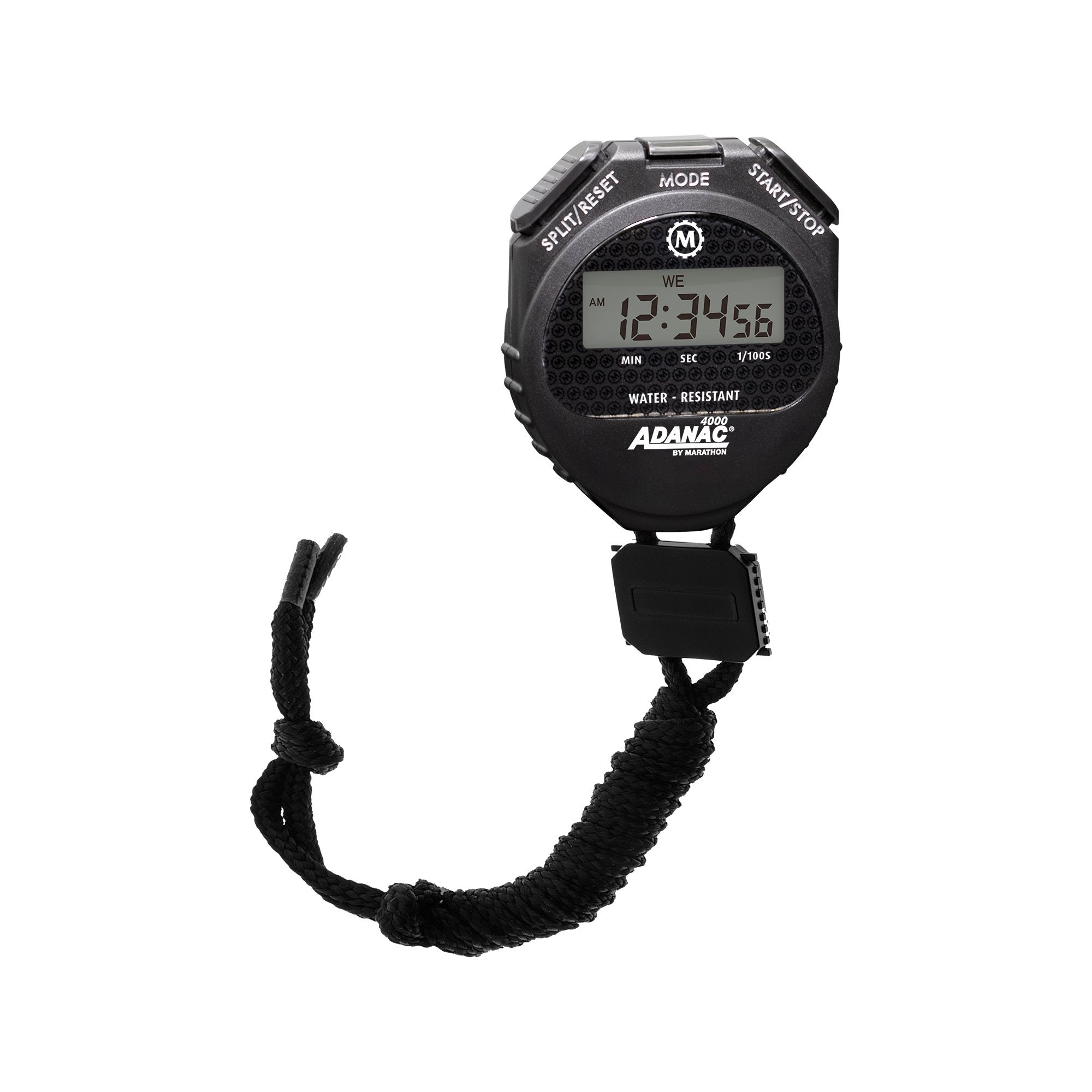 ADANAC 4000 Digital Stopwatch Timer Black - marathonwatch