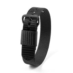 16 mm - 10" de longueur - Bracelet de montre en nylon balistique avec boucle en acier inoxydable - marathonwatch