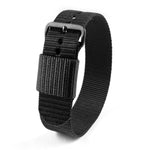 22 mm – 30,5 cm de longueur – Bracelet de montre en nylon balistique avec boucle en acier inoxydable – Marathonwatch