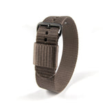 20 mm - 11" lengte - Ballistische nylon horlogeband/riem met roestvrijstalen gesp - marathonhorloge