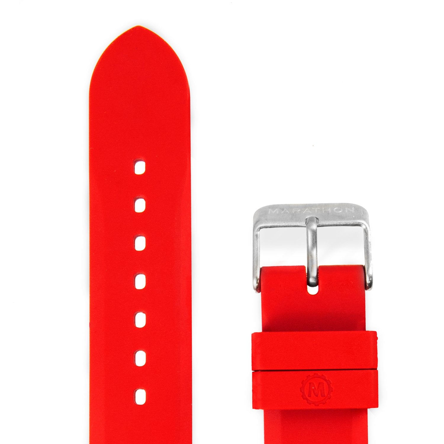 20 mm vulkanisierte Gummi-Taucheruhrenarmbänder in verschiedenen Farben – Marathonuhr