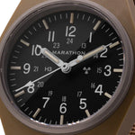 Zegarek mechaniczny Desert Tan ogólnego przeznaczenia (GPM) bez oznaczeń rządowych – 34 mm – zegarek maratoński