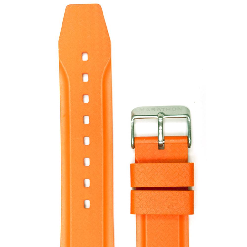 Pasek z teksturowanej wulkanizowanej gumy 22 mm – zegarek maratoński